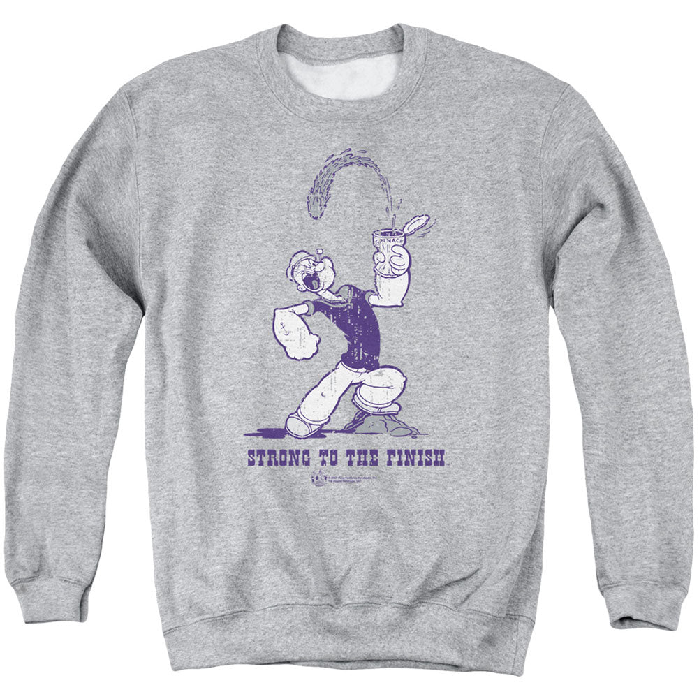 Popeye Strong To The Finish Adult Sweatshirt