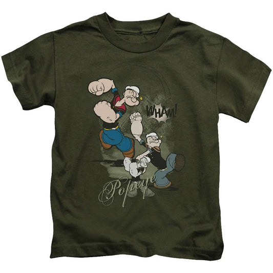 Popeye Three Part Punch Juvenile Childrens T-shirt