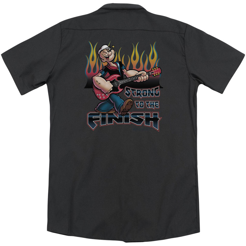 Popeye Rocks (Back Print) Workshirt