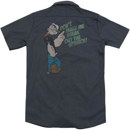 Break Out Spinach (Back Print) Workshirt