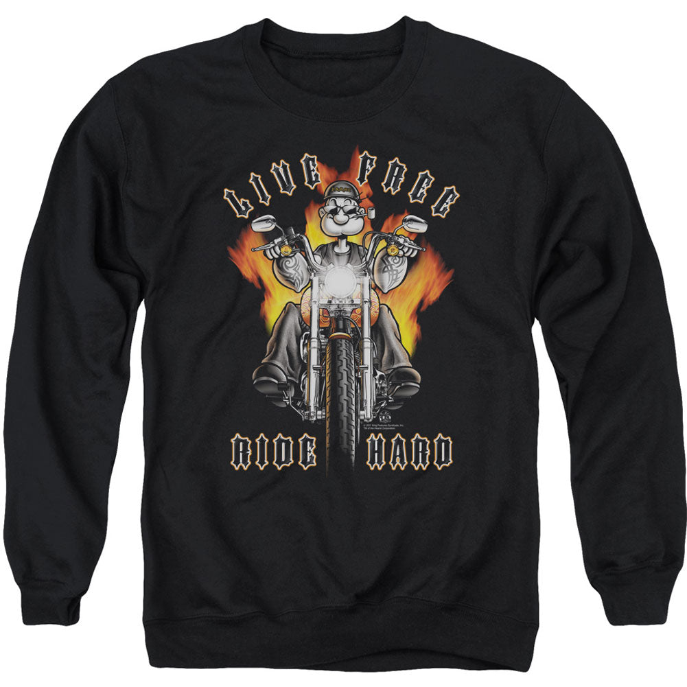 Popeye Ride Hard Adult Sweatshirt