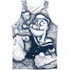 Tattooed Sailor 100% Poly Mens Tank