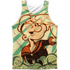 Traveling Man 100% Poly Front/Back Print Mens Tank