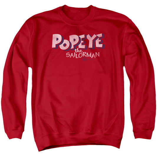 Popeye 3d Logo Adult Sweatshirt