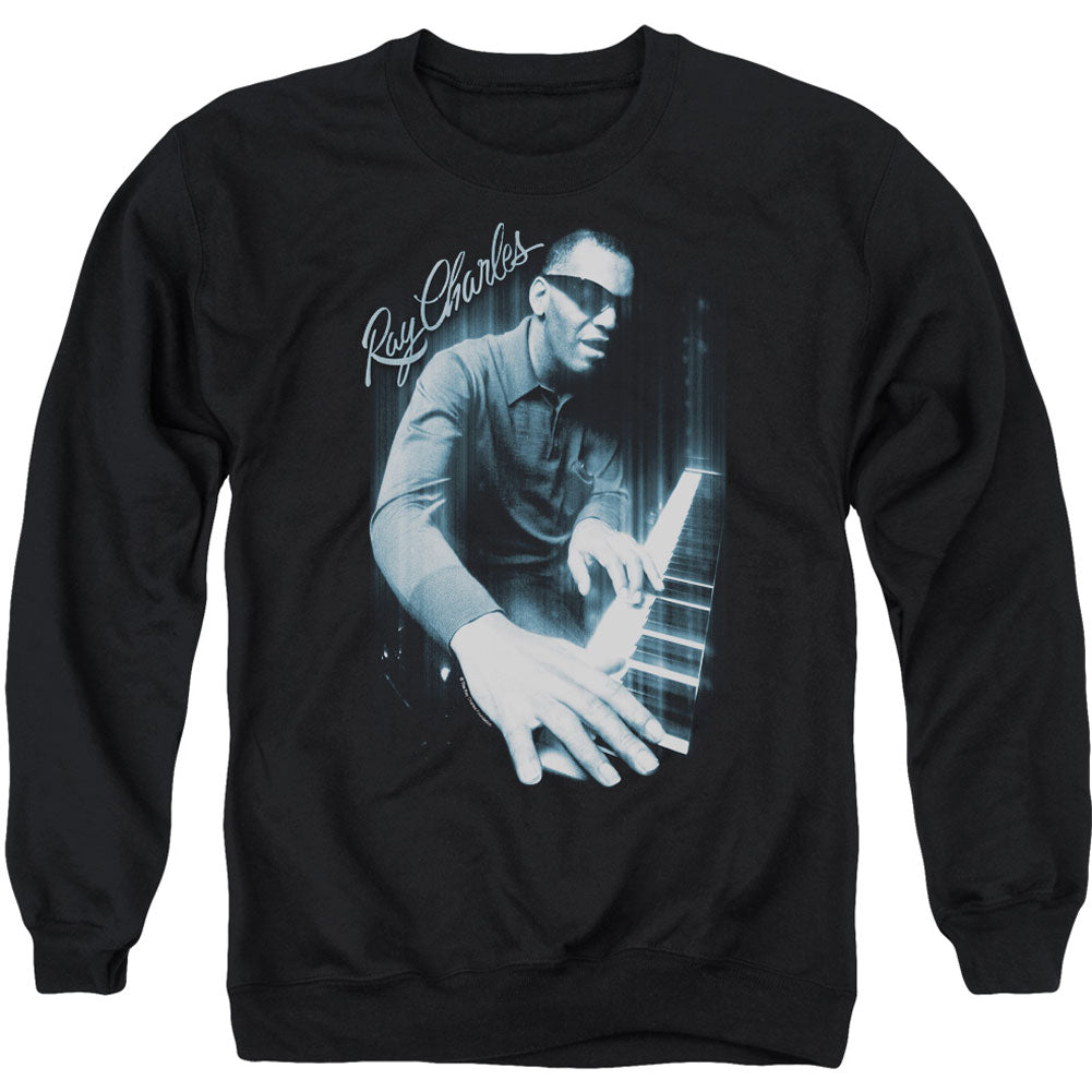 Ray Charles Blues Piano Adult Sweatshirt