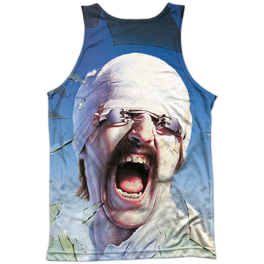 Blackout 100% Poly Front/Back Print Mens Tank