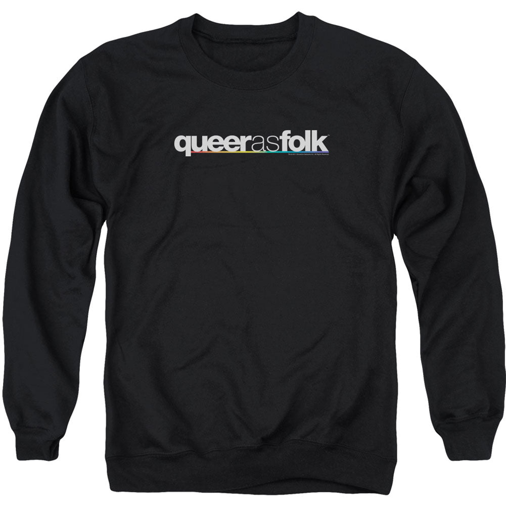 Queer As Folk Logo Adult Sweatshirt 348606 | Rockabilia Merch Store