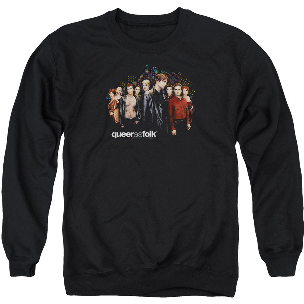 Queer As Folk Title Adult Sweatshirt