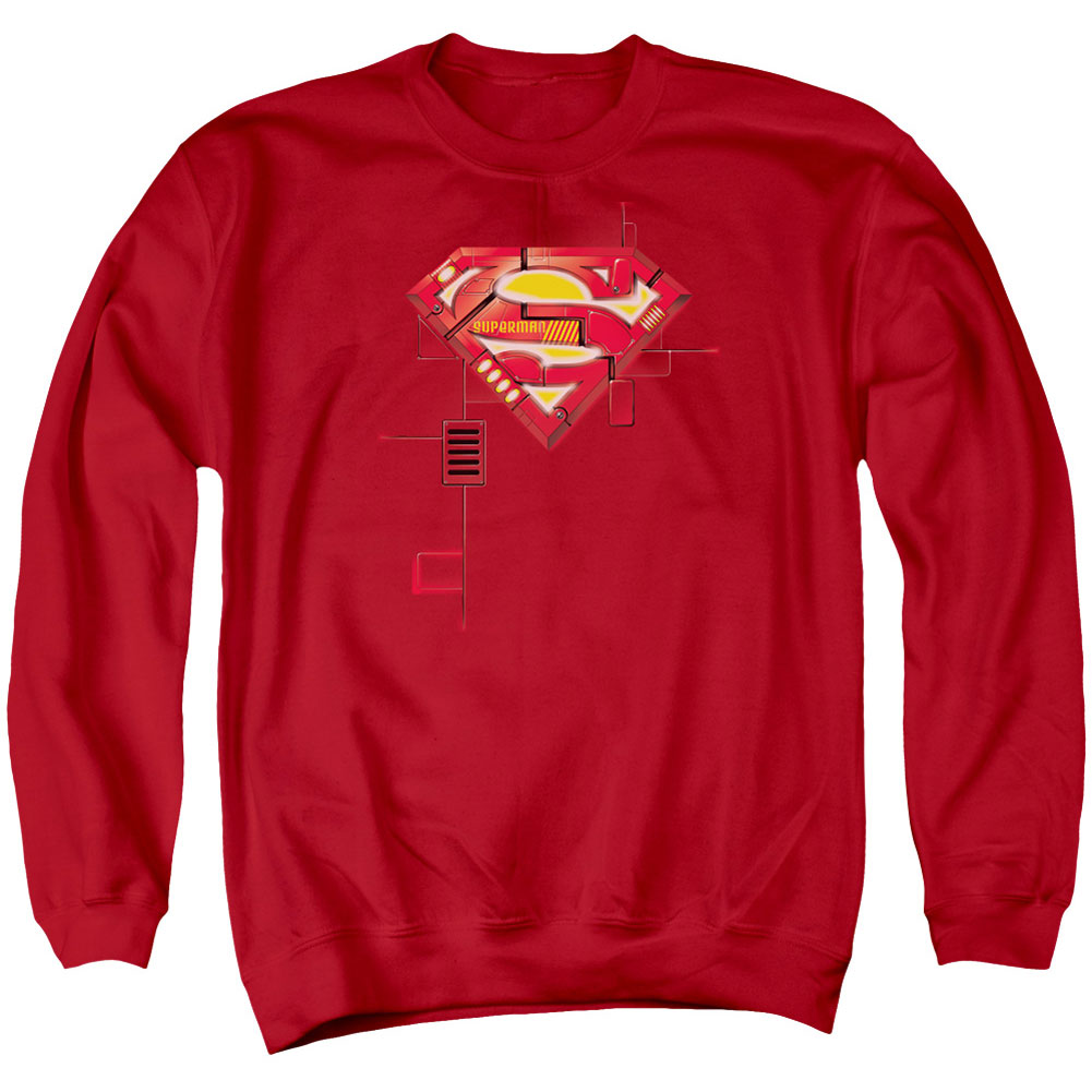 Superman Super Mech Shield Adult Sweatshirt