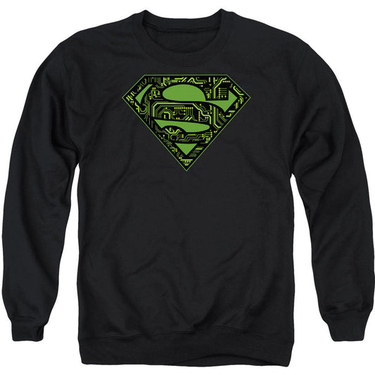 Superman Circuits Shield Adult Sweatshirt