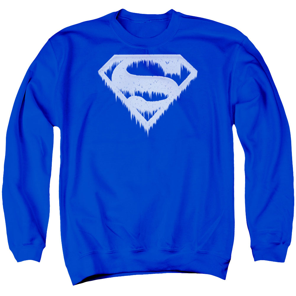 Superman Ice And Snow Shield Adult Sweatshirt
