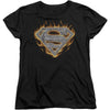 Steel Fire Shield Womens T-shirt