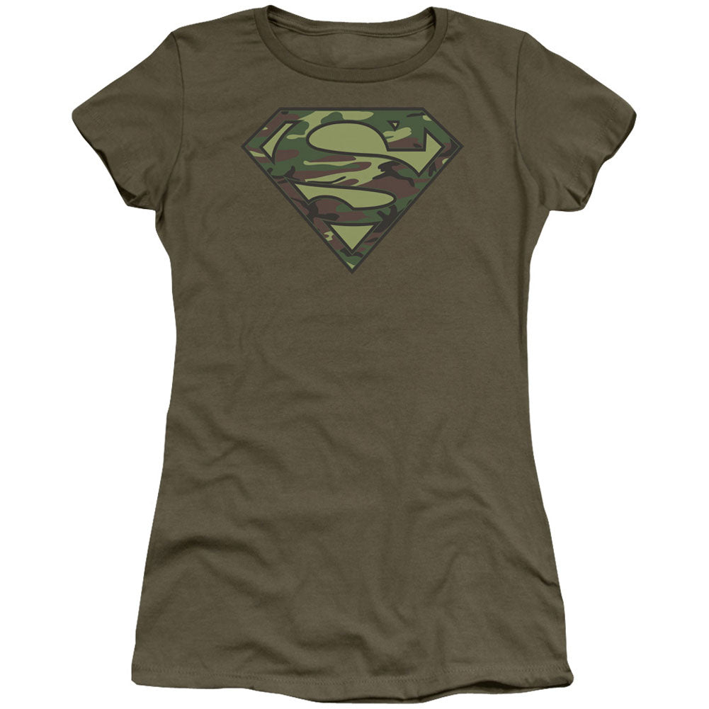 Camo Logo Cap Sleeve Junior Top