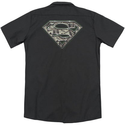 Superman All About The Benjamins (Back Print) Workshirt