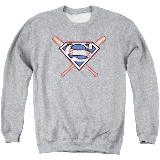 Superman Crossed Bats Adult Sweatshirt