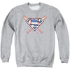 Crossed Bats Adult Sweatshirt