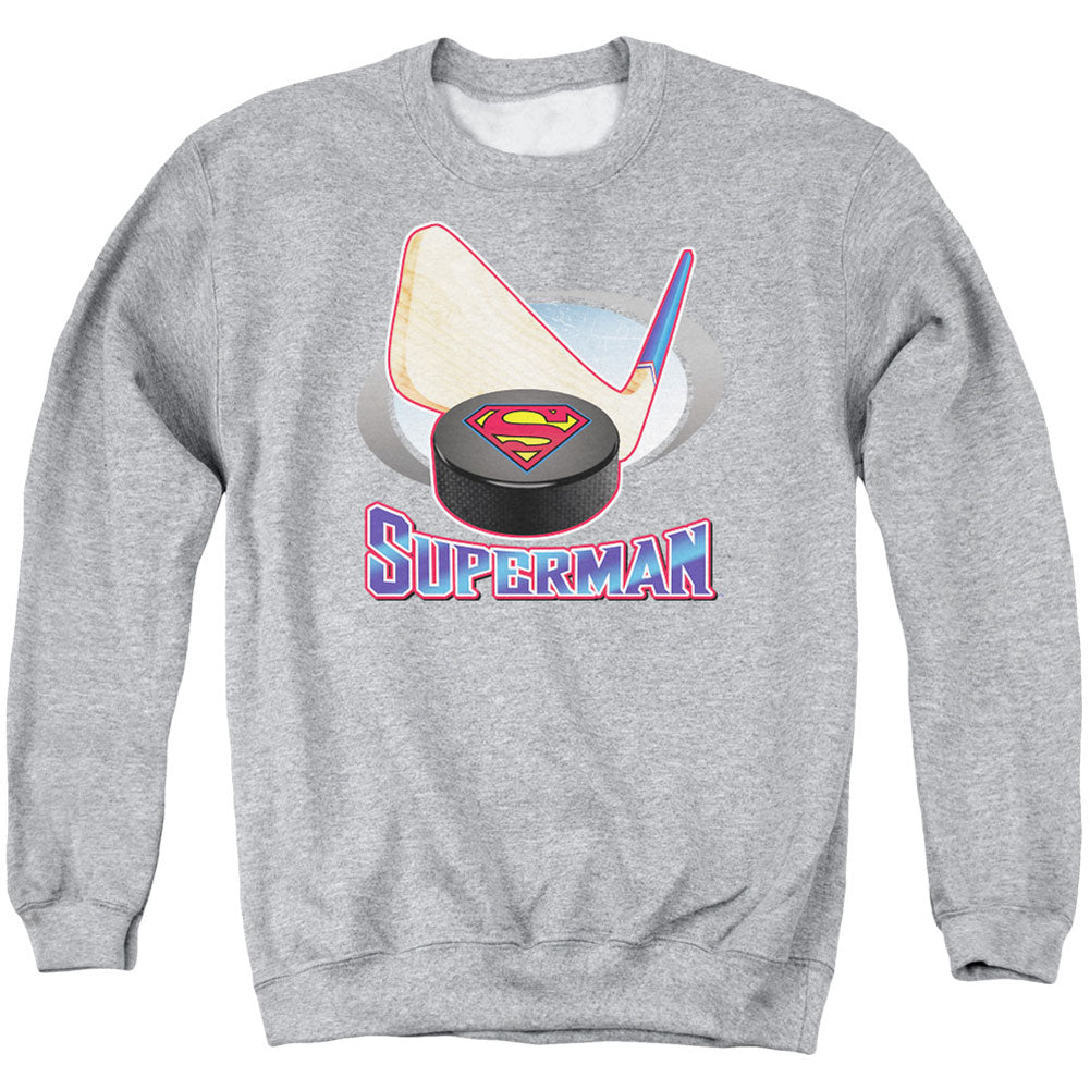 Superman Hockey Stick Adult Sweatshirt
