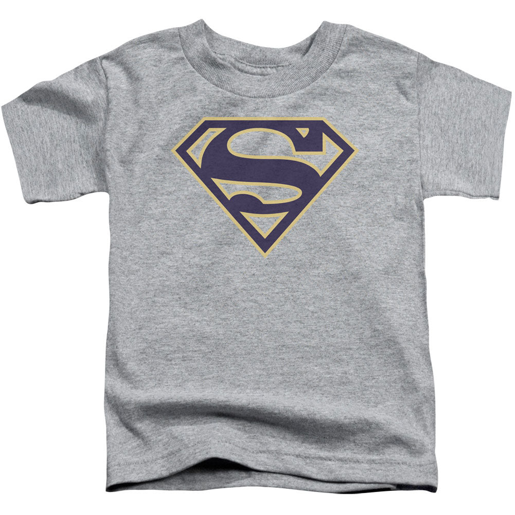 Superman Navy & Gold Shield Toddler Childrens T-shirt