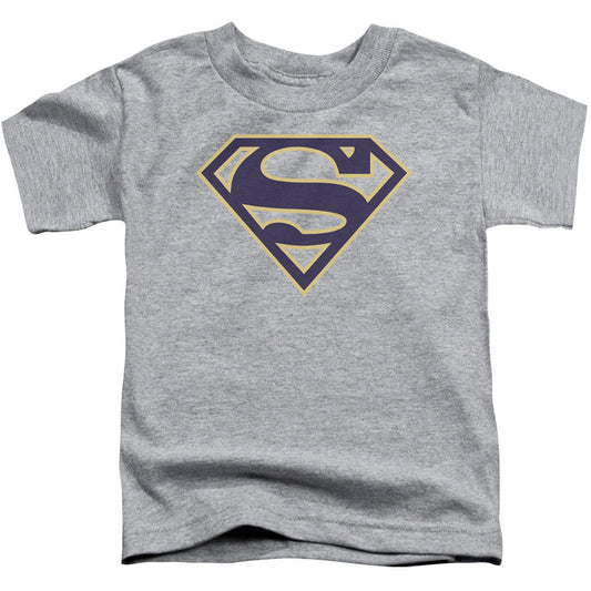 Superman Navy & Gold Shield Toddler Childrens T-shirt