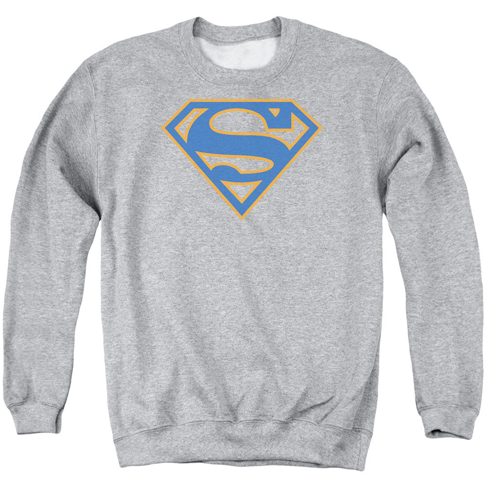 Superman Blue &amp; Orange Shield Adult Sweatshirt