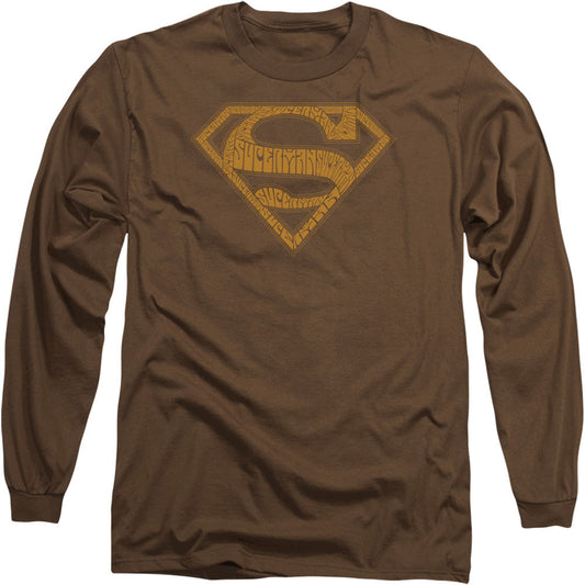 Superman 60s Type Shield Long Sleeve