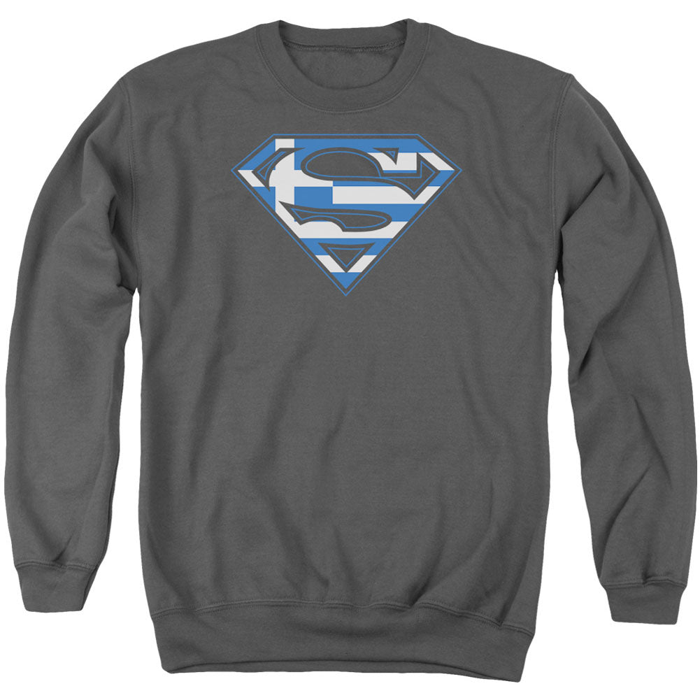 Superman Greek Shield Adult Sweatshirt