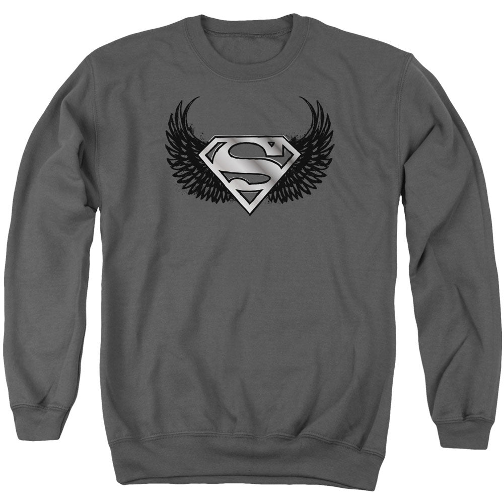 Superman Dirty Wings Adult Sweatshirt