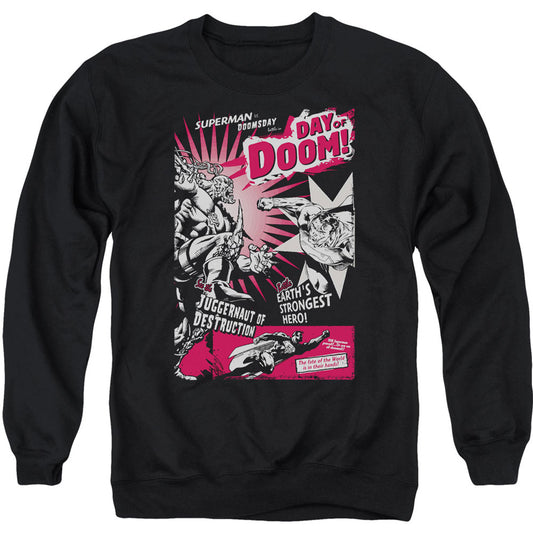 Superman Day Of Doom Adult Sweatshirt