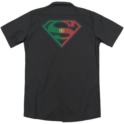 Superman Portugal Shield (Back Print) Workshirt