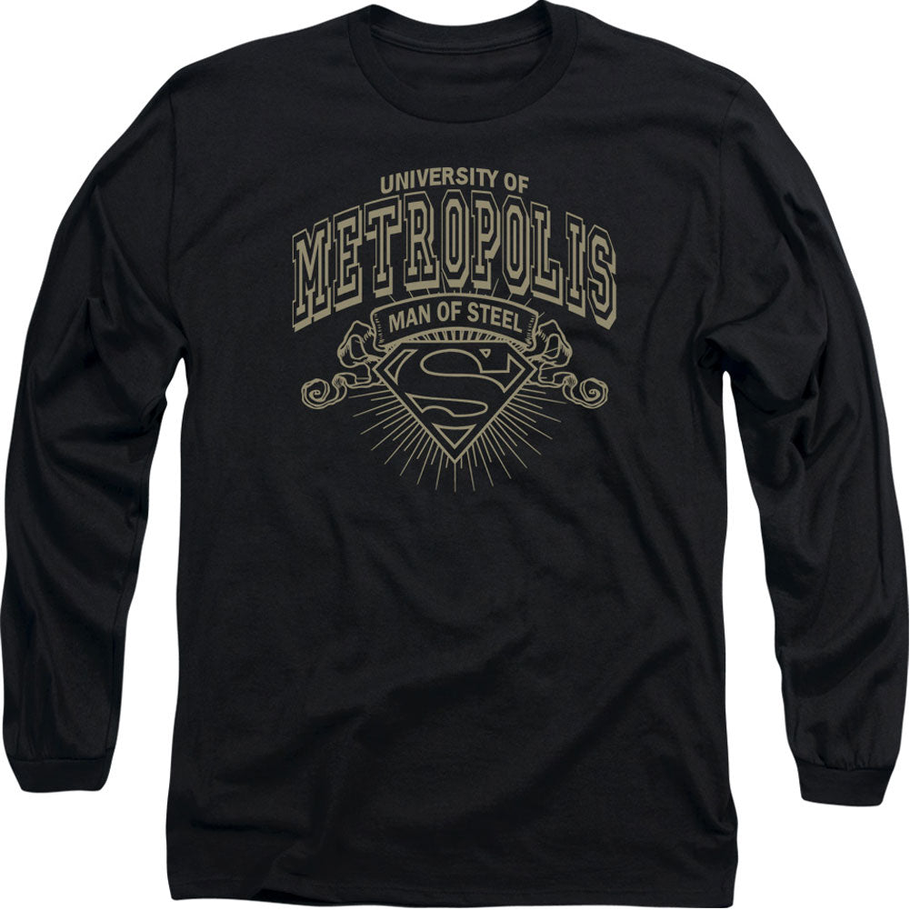 Superman University Of Metropolis Long Sleeve