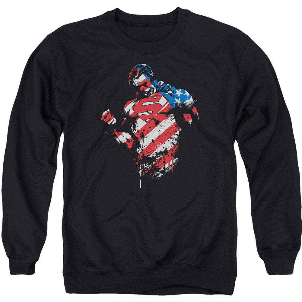 Superman The American Way Adult Sweatshirt