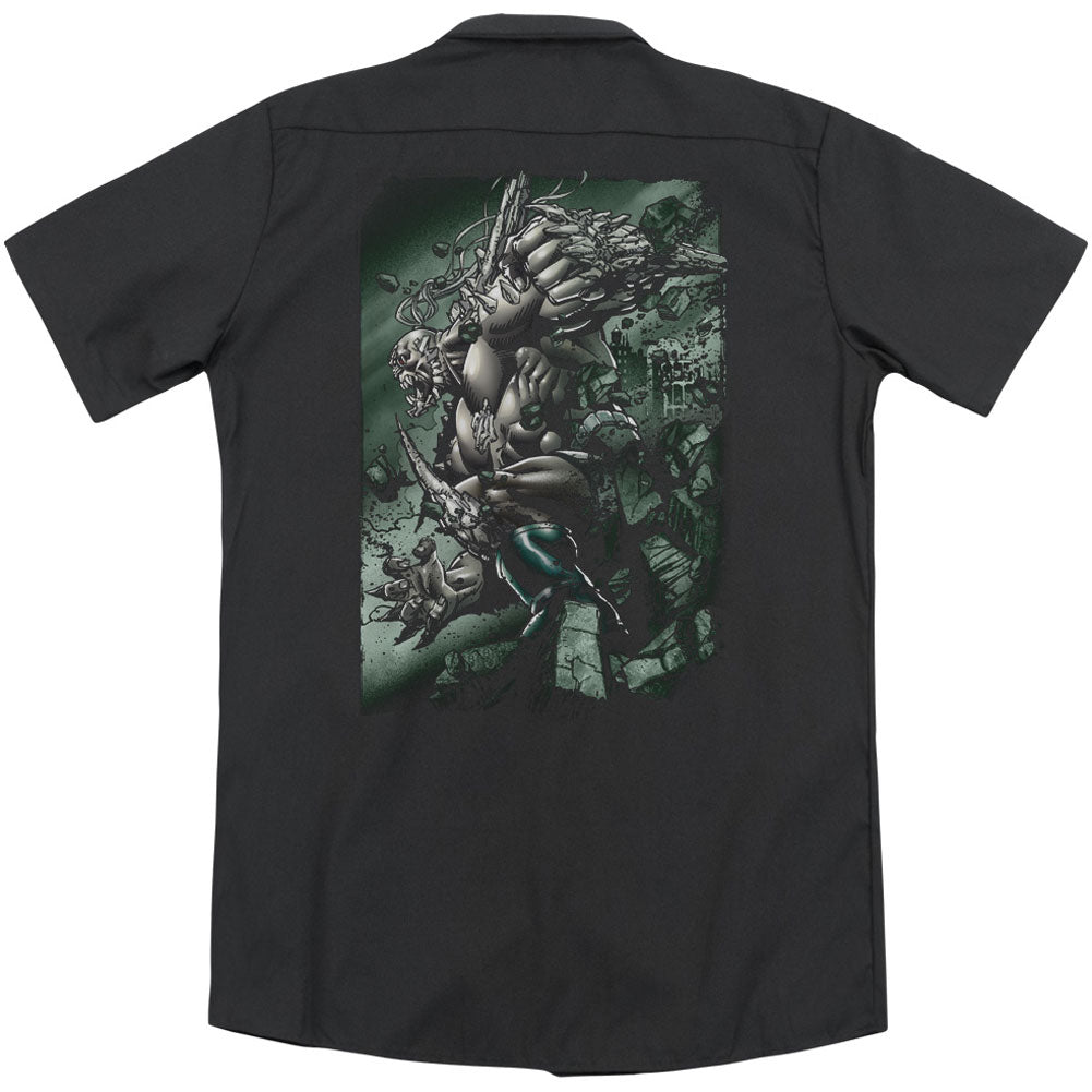Superman Doomsday Destruction (Back Print) Workshirt