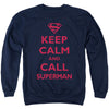 Call Superman Adult Sweatshirt