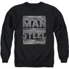 Steel Text Adult Sweatshirt