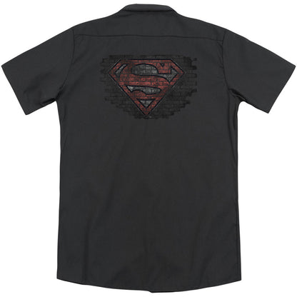 Superman Brick S (Back Print) Workshirt