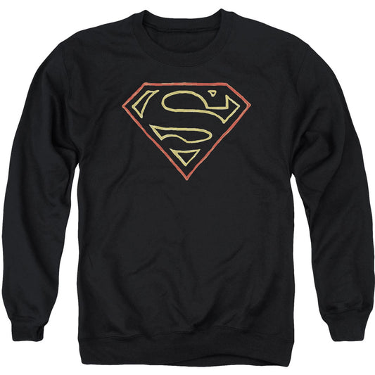 Superman Colored Shield Adult Sweatshirt