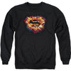 Space Burst Shield Adult Sweatshirt