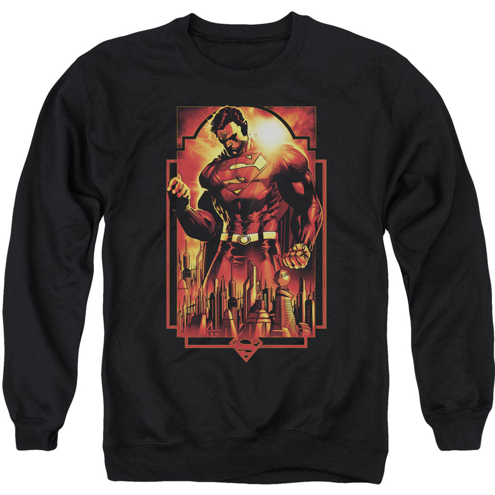 Superman Metropolis Deco Adult Sweatshirt