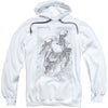 Exploding Space Sketch Adult 25% Poly Hooded Sweatshirt