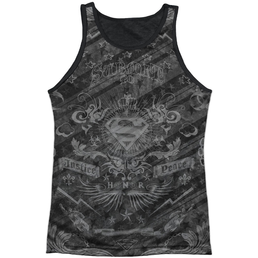 Submit Black Back Mens Tank