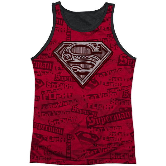 Super Powers Black Back Mens Tank