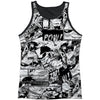 Comic Strips Black Back Mens Tank