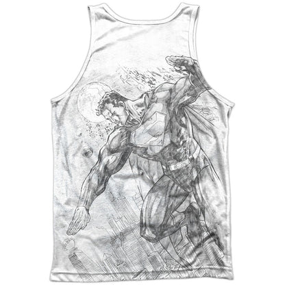 Pencil City To Space 100% Poly Mens Tank