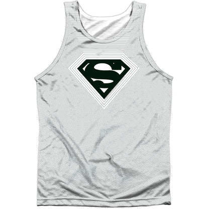 Optical Stripes 100% Poly Mens Tank