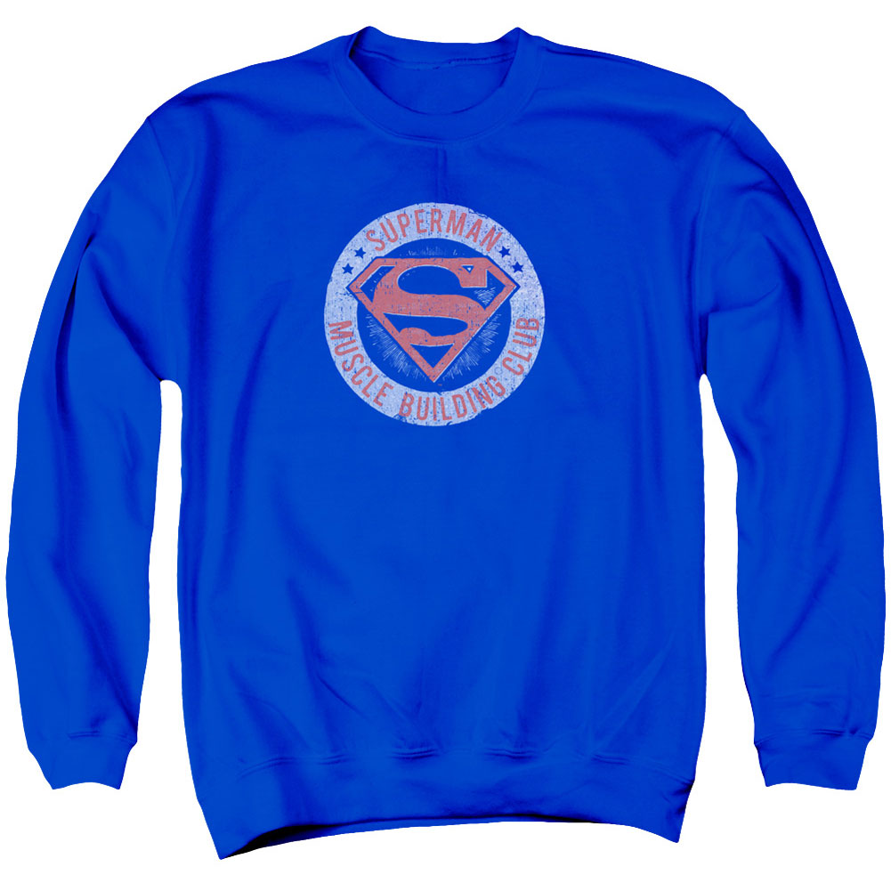 Superman Muscle Club Adult Sweatshirt