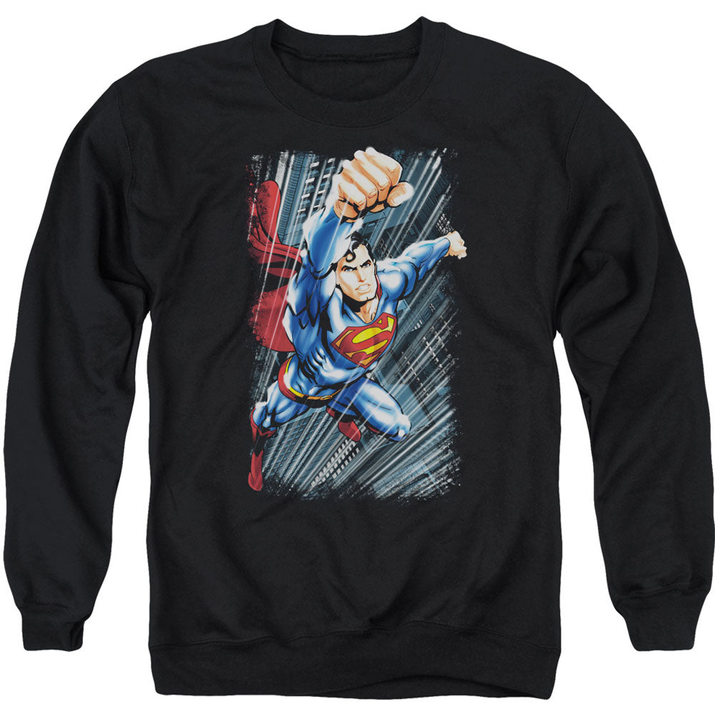 Superman Faster Than Adult Sweatshirt