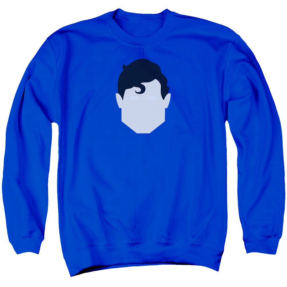 Superman Supes Head Adult Sweatshirt