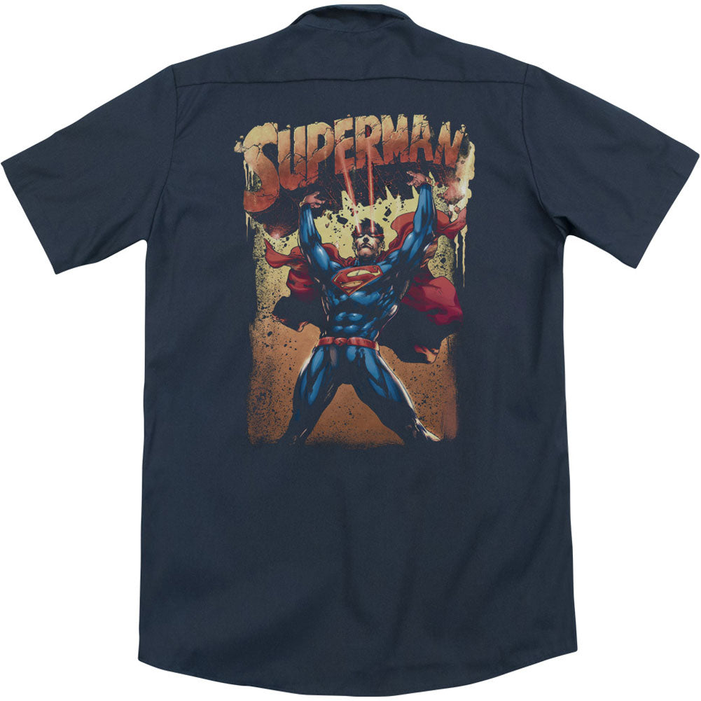 Superman Lift Up(Back Print) Workshirt