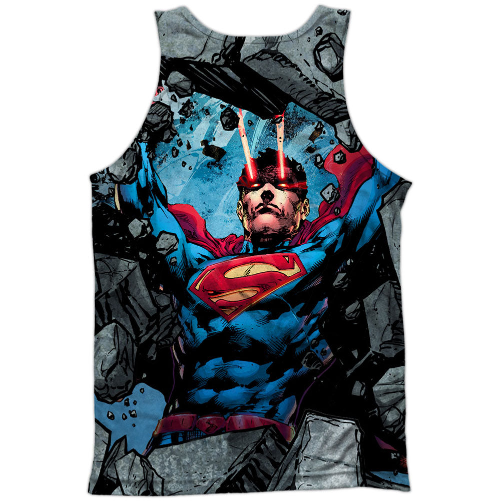 Rumble 100% Poly Front/Back Print Mens Tank