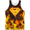 Fire Logo 100% Poly Mens Tank